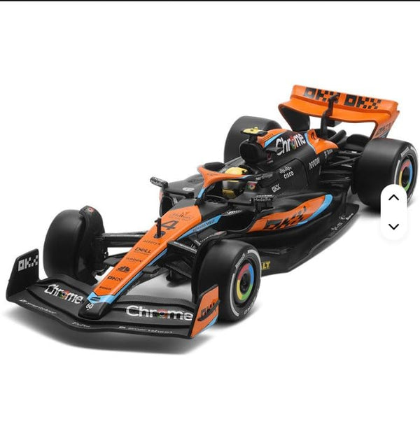 McLaren MCL60 F1 Die-cast Model - Lando Norris (1:24 Scale) - Special "Chrome" Livery Edition - Official Licensed Collectible