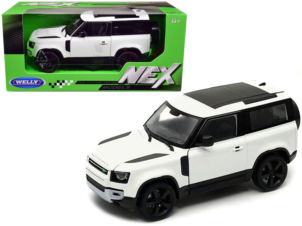 Welly 1:24 Scale Land Rover Defender (2020) Official Licensed Metal Di ...