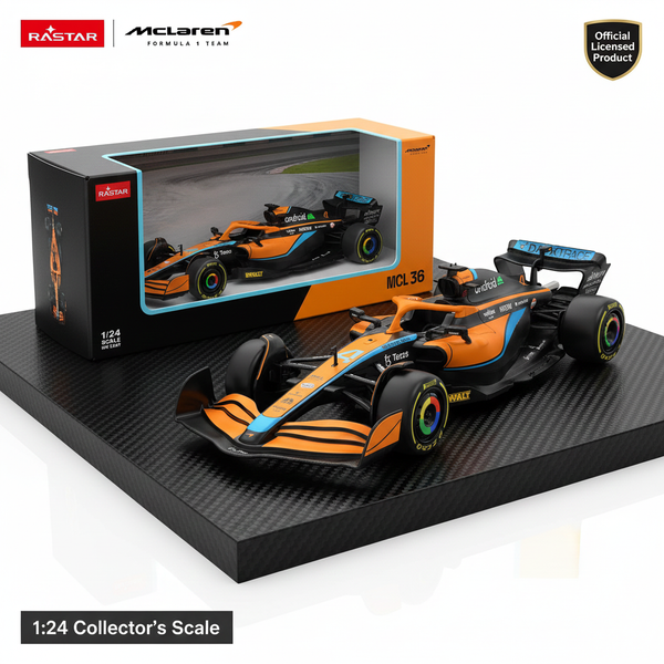 McLaren F1 Team MCL36 Die-Cast Model Car - Licensed Collector's Edition - 1:24 Scale