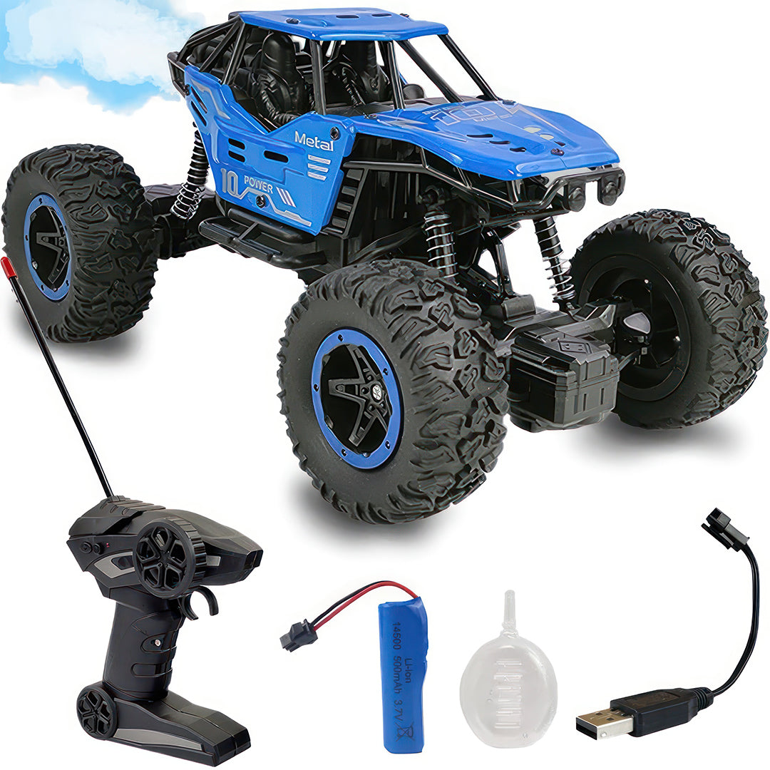 Remote Control Monster Truck with Sprayer System Scale Model All Metal