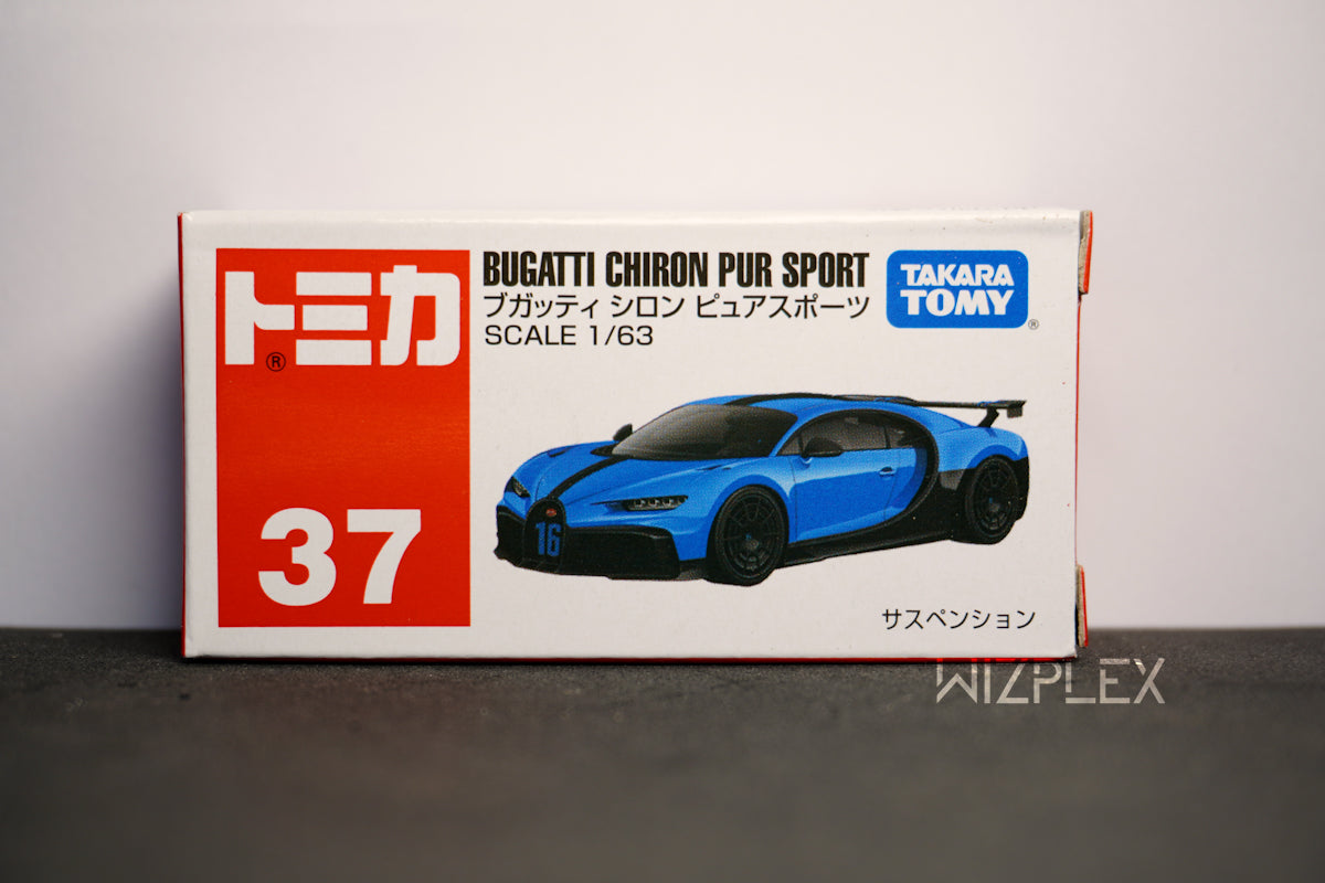 トミカ No.37 ブガッティ シロン ピュアスポーツ - ミニカー